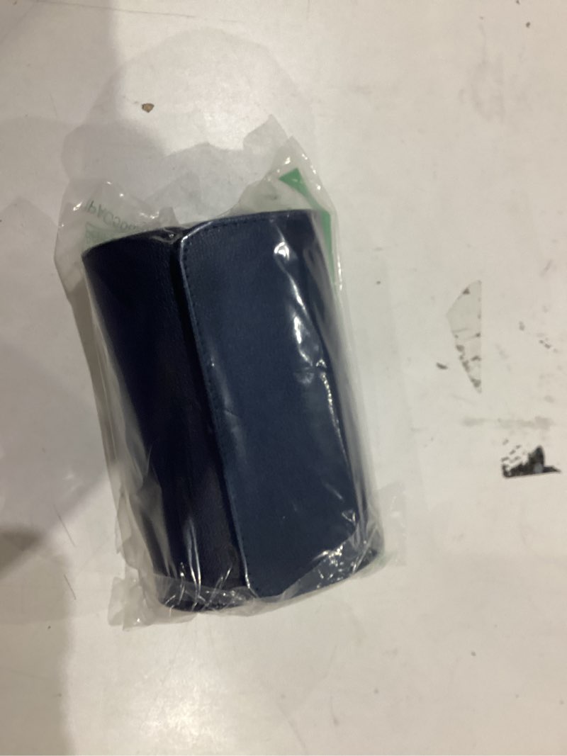 Condition photo showing Good Condition for Blue(((((((Longjet Watch Roll Travel Case for Men Portable Watches Organizer Box with Removable Velvet Pillow Holder 