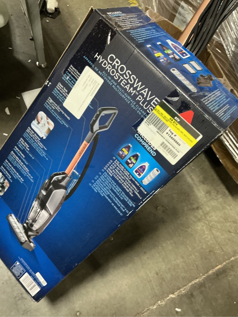Condition photo showing Good Condition for (Model :3515C)JBISSELL CrossWave HydroSteam Wet Dry Vac, 3515C (Black)