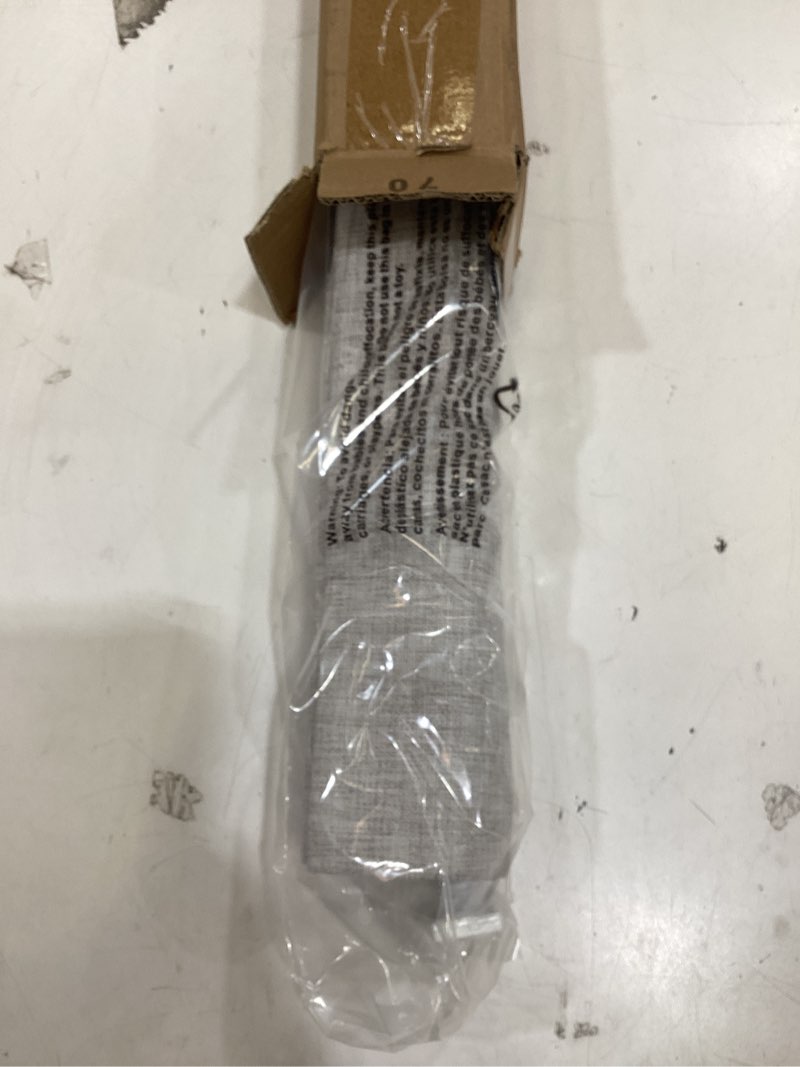 Condition photo showing Good Condition for lazblinds no tools no drill cordless roman shades for windows, blackout thermal insulated uv blocking window blinds, room darkening fabric blinds for indoor windows, 26'' w x 48'' h, grey blackout - grey 26" w x 48" h