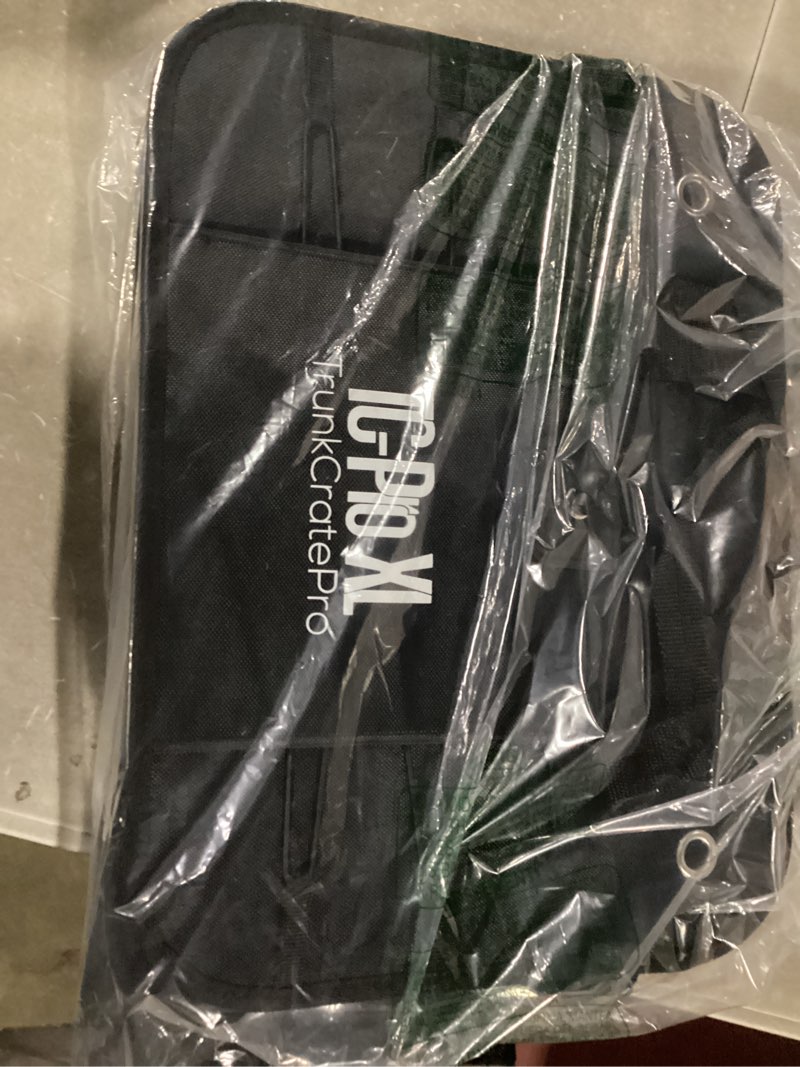 Condition photo showing Good Condition for TRUNKCRATEPRO Trunk Organizer For Car, Suv, Truck | Premium Adjustable Multi Compartments Collapsible Car Trunk Organizer With Securing Straps & Non-Slip Bottom (Large Size, Black)