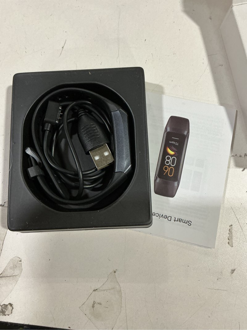 Condition photo showing Good Condition for Fitness Tracker with Heart Rate/Blood Oxygen/Sleep Monitor, 20+ Sports Modes Smart Watches for Women/Men, Activity & Step Tracker Smart Watch for Android/iOS Phones Dark Black