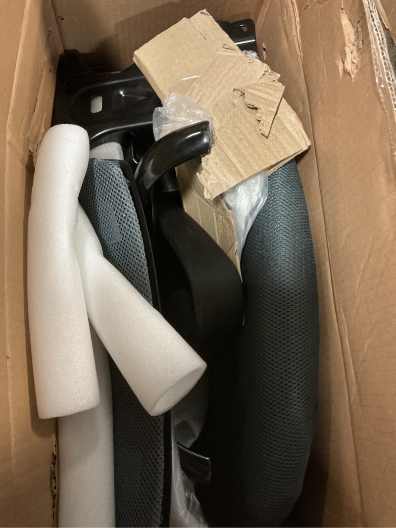 Condition photo showing Good Condition for bestoffice | ergonomic office chair | mid-back swivel desk chair | breathable backrest & lumbar support | adjustable height | sponge seat | rolling wheels | grey | for adults & women grey pack of 1