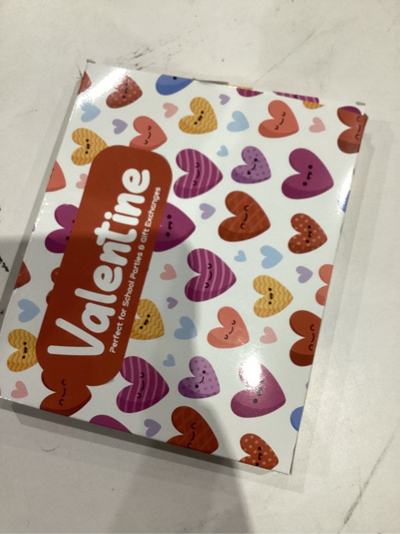 Condition photo showing New/Like New for Valentines Day Cards for Kids School, Dinosaur Designs of Valentine Cards with 24 Crads & 24 Dinosaur Figure Toys for Valentine's Day Kids Classroom Gifts Exchange Party Favors for Boys Girls Blue