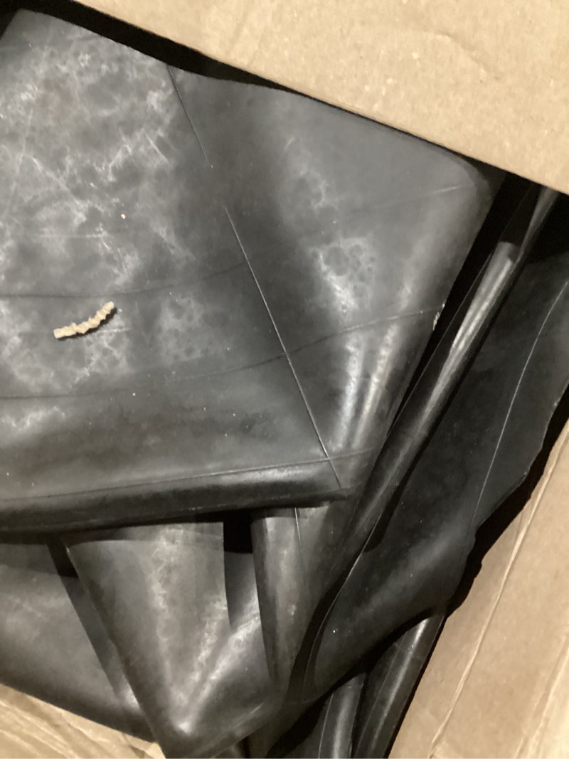 Condition photo showing As Is for GoSports Duratube 44 Inch Heavy-Duty Tire Tube, Recreational Snow & Water Tire Tube - Commercial Grade black 44"