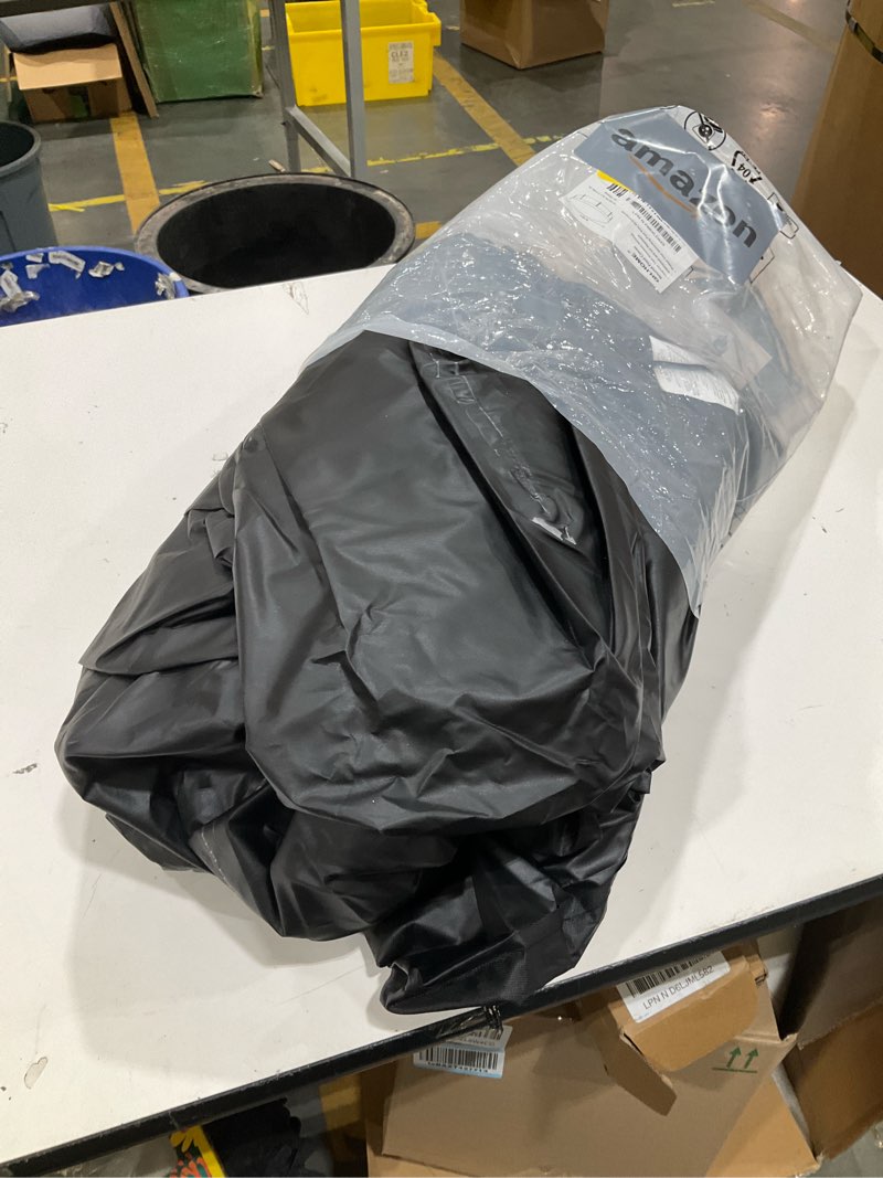 Condition photo showing Good Condition for qh.home 14ft round pool cover,[ultimate windproof & tear-resistant fabric],snug fit with patented ratchet & weight rings,solar pool cover for above ground pools, blocks leaves &waterproof 14'(round)