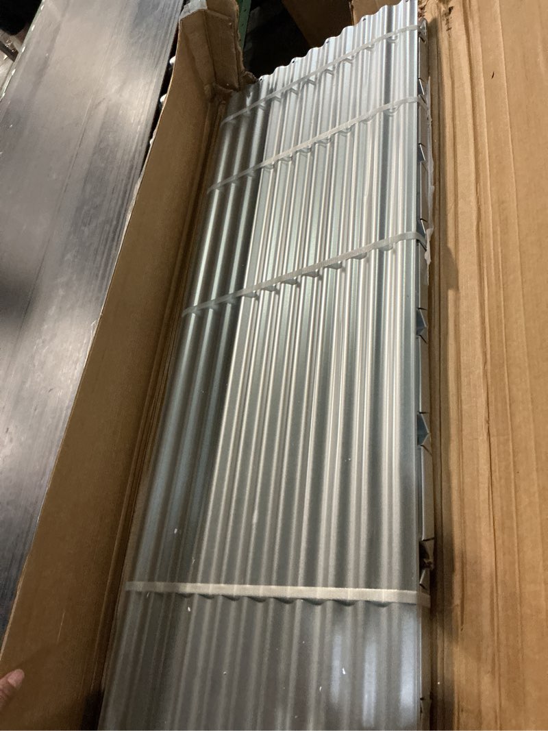 Condition photo showing Good Condition for (unknown size)raised garden bed kit galvanized steel planter box for outdoor gardening
