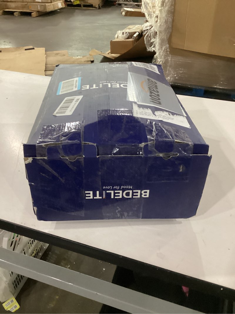 Condition photo showing As Is for BEDELITE Fleece King Comforter Set -Super Soft & Warm Fluffy Bright White Bedding, Luxury Fuzzy Heavy Bed Set for Winter with 2 Pillow Cases Bright White King