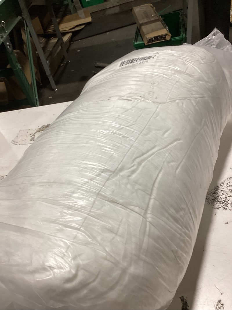 Condition photo showing As Is for hombys shredded foam couch back cushions replacement, stuffing fill removable sofa back waist cushions, lumbar support pillow 1 pack, supportive & durable (27.5"x18"x5")
