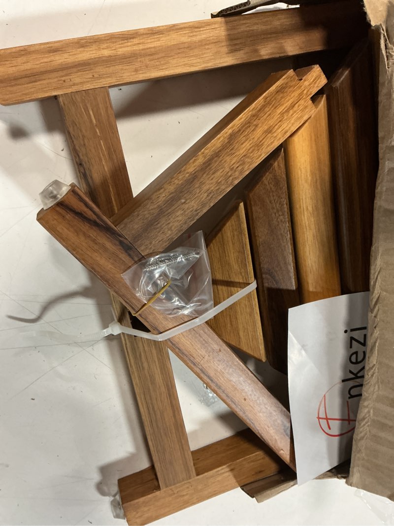 Condition photo showing Good Condition for enkezi shower foot rest 12 in - shower stool for shaving legs, small corner bathroom bench suitable for small shower spaces - bath seat, spa foot rest shaving stool corner corner stool