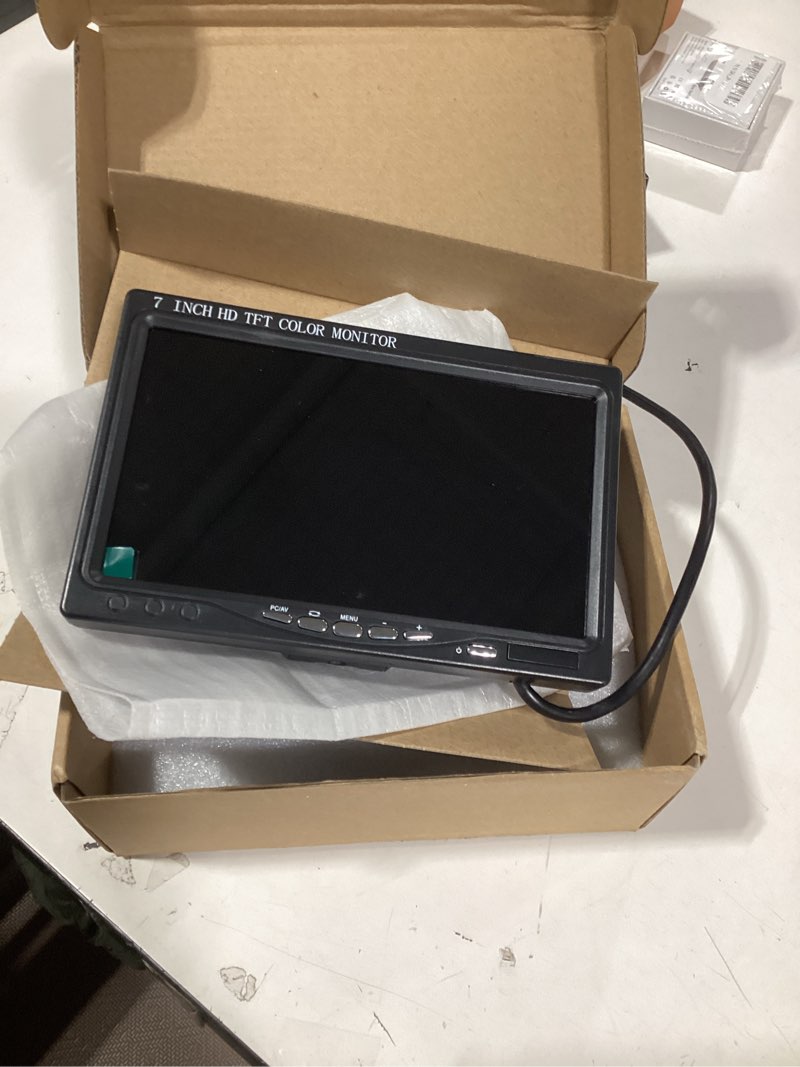 Condition photo showing Good Condition for Similar product not like stock photo7 Inch Monitor HDMI - 1024x600 HD TFT LCD Screen Display AV VGA Input Built in Speaker for Raspberry Pi 3 Model B+ 3B CCTV Computer PC DVR Car