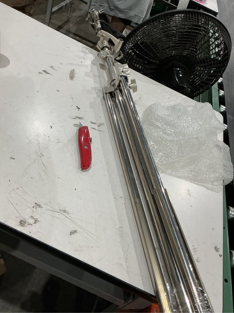 Condition photo showing Good Condition for neewer stainless steel light stand, spring cushioned heavy duty photography tripod extends to 12ft