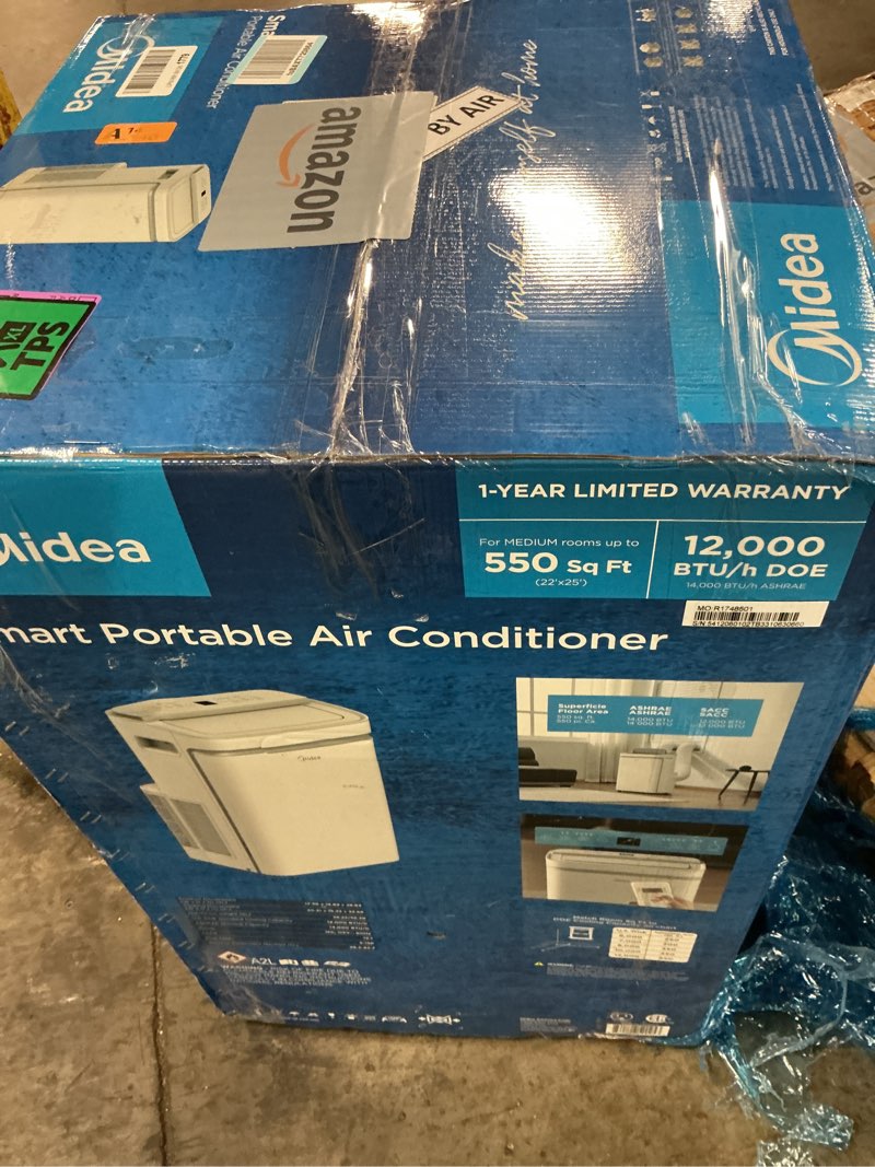 Condition photo showing Good Condition for midea 14,000 btu dual hose portable air conditioner, inverter, 2026 new | 12,000 btu sacc dual hose & inverter portable ac, cools up to 550 sq. ft. smart wi-fi & remote control, window kit included