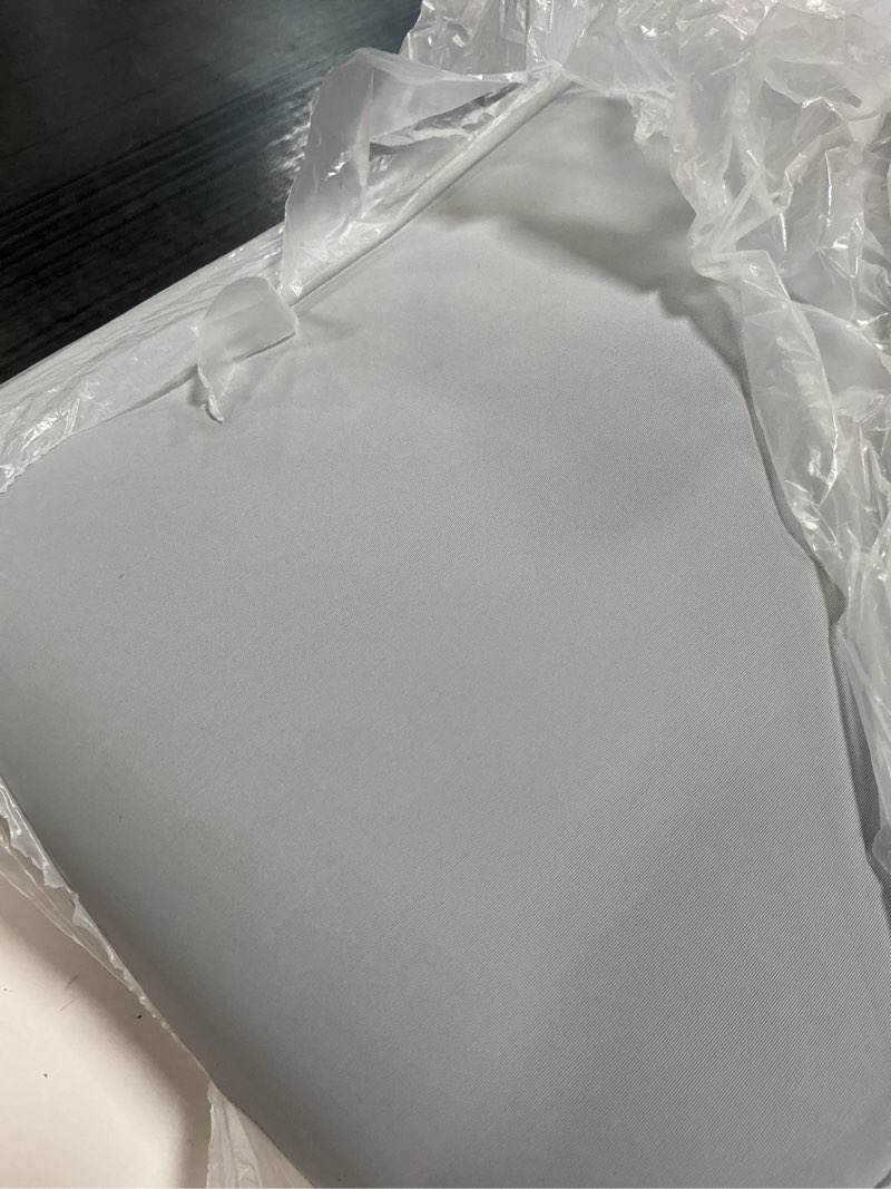 Condition photo showing As Is for saphreas cooling gel memory foam pillow for side, back and stomach sleepers, standard size cool bed pillow for sleeping, removable & machine washable, light grey standard grey