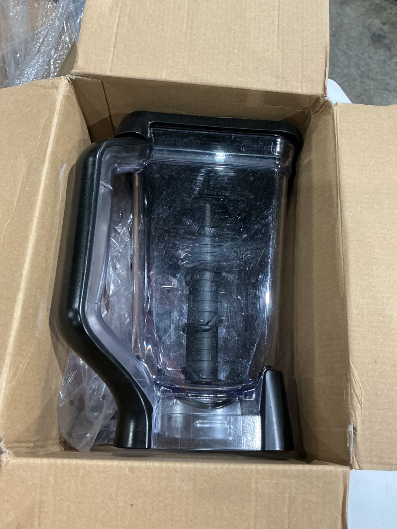 Condition photo showing As Is for ninja professional blender | smoothie blending, drink mixer, grinder, ice crusher, frozen fruit blending | 1000w power, total crushing technology, xl 72-oz. pitcher | black & grey | bl610 generation 2 (1000 watts)