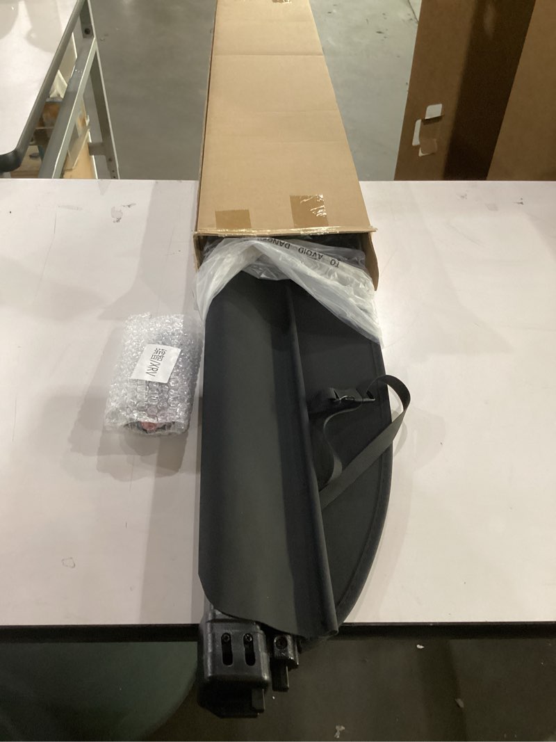 Condition photo showing Good Condition for motoforti car retractable cargo cover for honda hr-v 2015-2022 rear trunk parcel shelf luggage security shield shade, canvas, w/accessories, black carbon fiber for honda hr-v 2015-2022 black carbon fiber