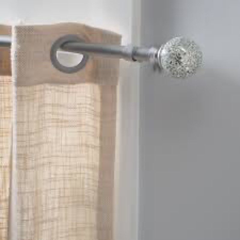 Assorted Curtain rods Shower