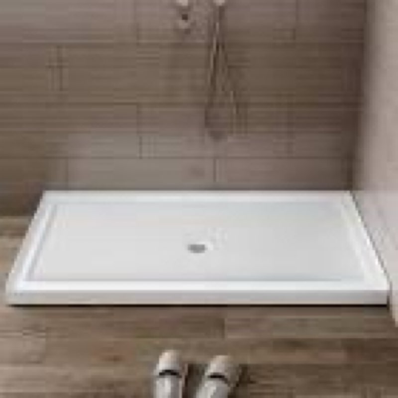 low profile acrylic shower base