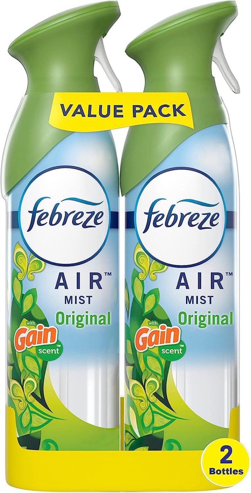 Febreze Air Mist, Air Freshener Spray, Odor Fighting Room Spray, Deodorizer for Home Bathroom Kitche