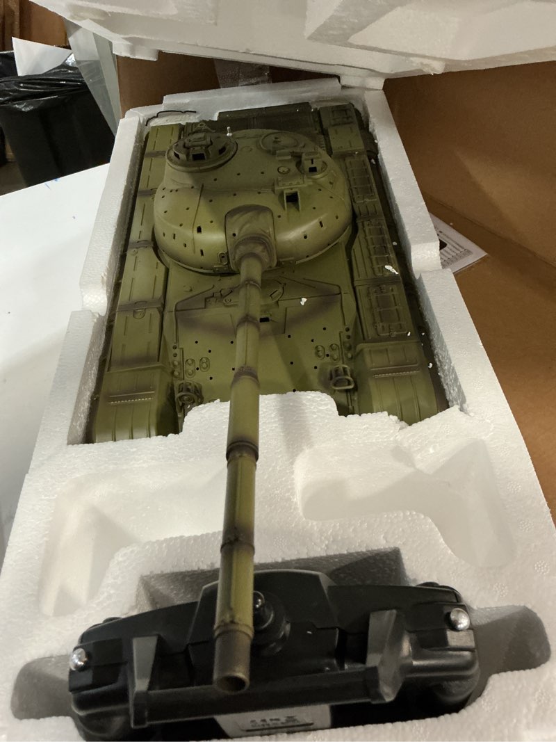 Condition photo showing Good Condition for 1/16 RC Tank, Heng Long Soviet Union T-72 model Army Toy with Smoke, Sound, Light, 2.4G Remote Control Tank That Shoot with Upgraded Metal Track, Idler and Sprocket Wheel, Steel Gearbox, Two Batteries