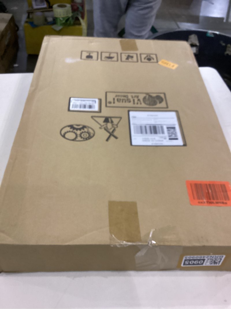 Visual Art Decor Red Abstract Geometric Wall Art Red Lines Painting, Framed Canvas Wall Art 16x24 in