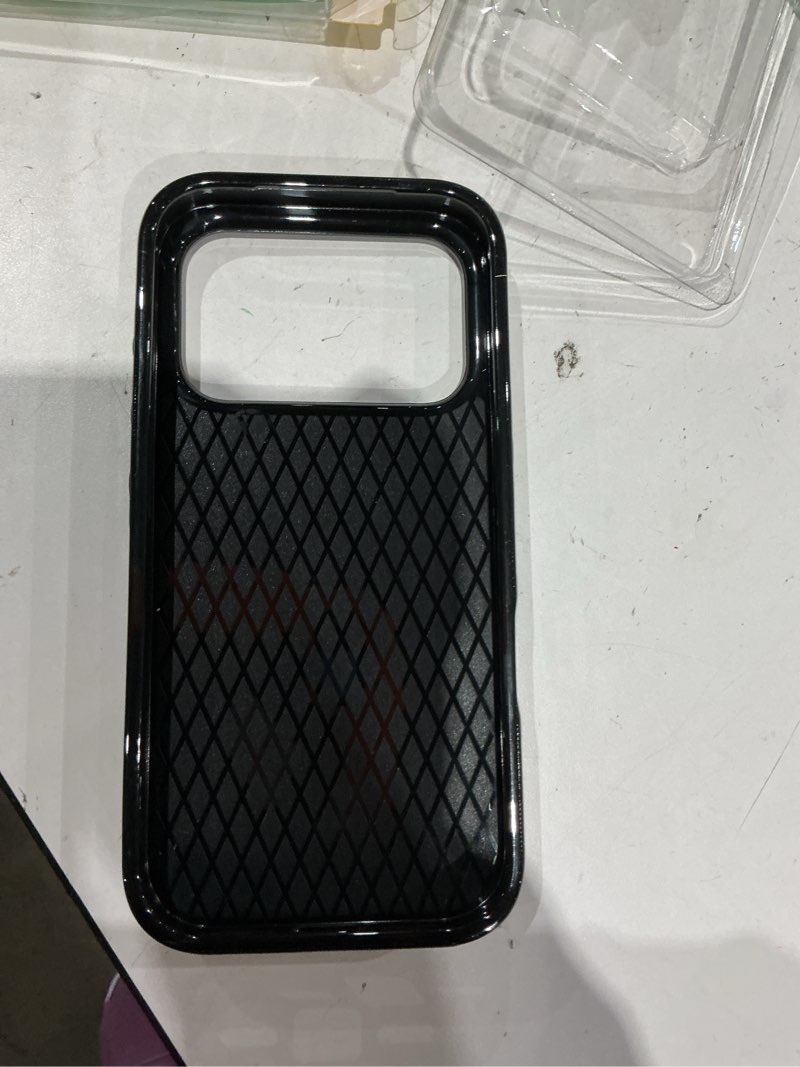 Condition photo showing Good Condition for vaburs compatible with iphone 17 pro case wallet with card holder, embossed mandala pattern flower pu leather double buttons flip shockproof cover for magnetic car mount 6.3 inch (gray)