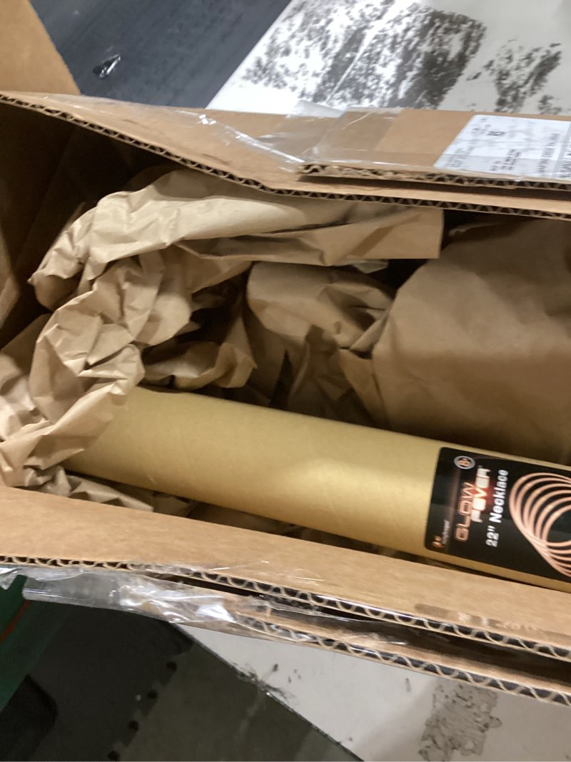 Condition photo showing Good Condition for Glow Sticks Bulk 100ct 22'' Glow Necklaces with Connectors, for Party Festivals Raves Birthday Wedding, Peach Flower Pink