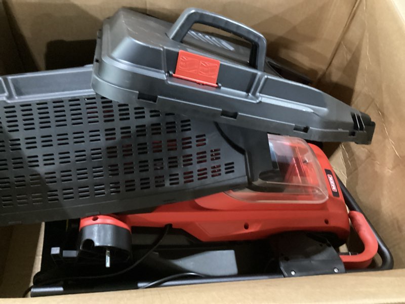 Condition photo showing Good Condition for mzk 20v 13-inch electric lawn mower, compact brushless mower | compact push mower with dual batteries, 4 cutting heights, and grass bag for small lawns and tight spaces.