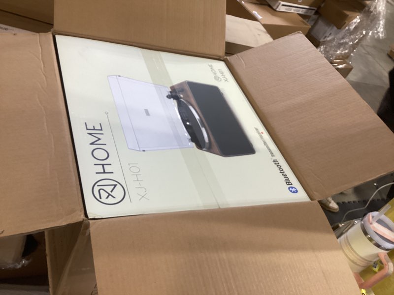 Condition photo showing Good Condition for all in one vinyl record player,bluetooth turntable built in 4 stereo speakers phono preamp,high fidelity turntables for vinyl records with magnetic cartridge at-3600l,2-speed,33/45rpm,usb pc recording black walnut wood