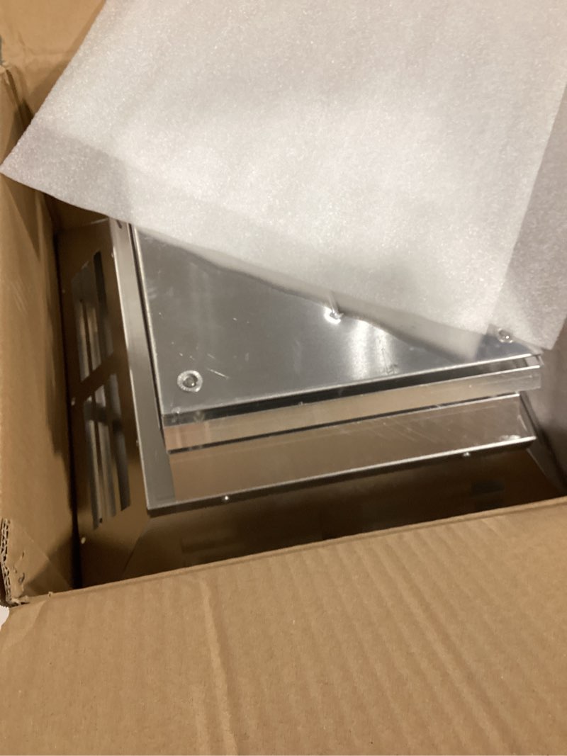 4" x 6-5/8" 46DVA-HC Horizontal Square Termination Fit for Direct Vent Gas Stoves or Fireplaces Vent