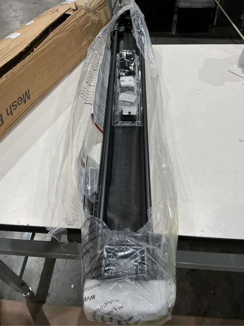 Condition photo showing Good Condition for miumoon 200 inch retractable baby gates 37 inch tall, retractable gate with reinforced strip design to prevent crawling through, 16 ft outdoor retractable gates, extra wide retractable gate for garage black 37" tall x 200" wide