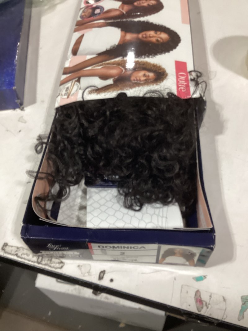 Condition photo showing Good Condition for outre lace front wig - perfect hair line 13x6 - dominica (2) dark brown 2