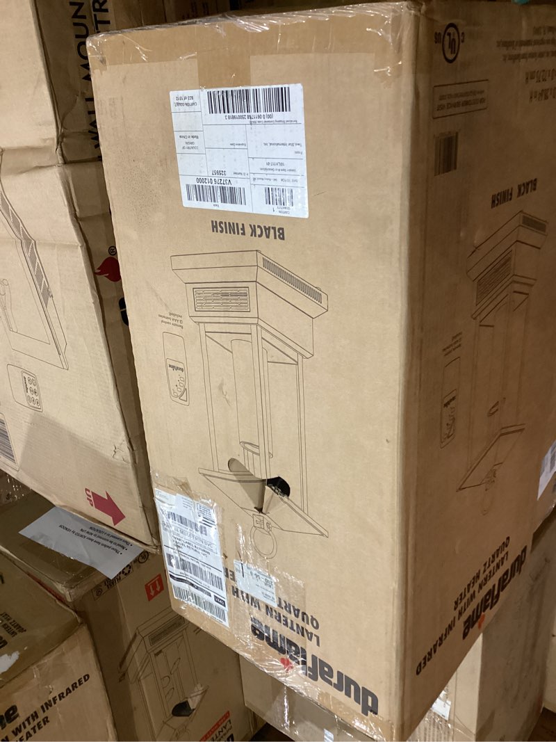 Condition photo showing As Is for 29” duraflame® Infrared Quartz Electric Lantern Heater