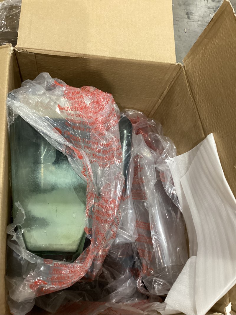 Condition photo showing As Is for ninja kitchen system | 8-cup food processor bowl & 72 oz. blender all-in-one | with (2) 16 oz. to-go cups | for smoothies, ice crushing, dough & more | 1500 watt | black | bl770 pitcher + bowl + (2) 16-oz. cups