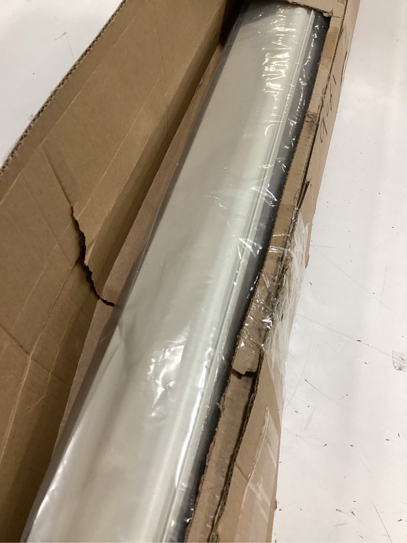 Condition photo showing As Is for joydeco cordless zebra blinds for windows, dual layer light control window blinds with light-proof aluminum cover, free-stop roller shades for home & office (beige,47" w x 75" h) upgrade- beige (aluminum cover) 47"w x 75"h