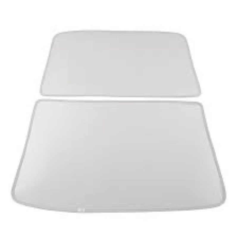 Glass Roof Sunshade Heat and Lightning Protection Split Type Insulation Replacement (Grey)