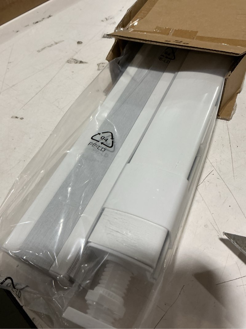 Condition photo showing New/Like New for lazblinds no tools no drill cordless cellular shades, top down bottom up (tdbu) honeycomb shades for home, blackout light blocking thermal insulation blinds for windows, 25" w x 48" h, white blackout - white 25" w × 48" h