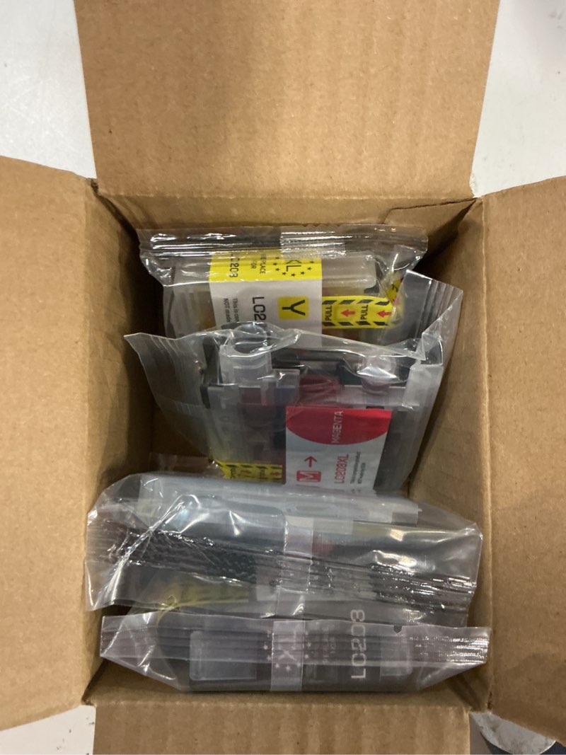 Condition photo showing New/Like New for lc203 xl ink cartridges black/cyan/magenta/yellow (5-pack) compatible for brother printer high yield - replacement for brother mfc-j460dw mfc-j480dw mfc-j485dw mfc-j880dw