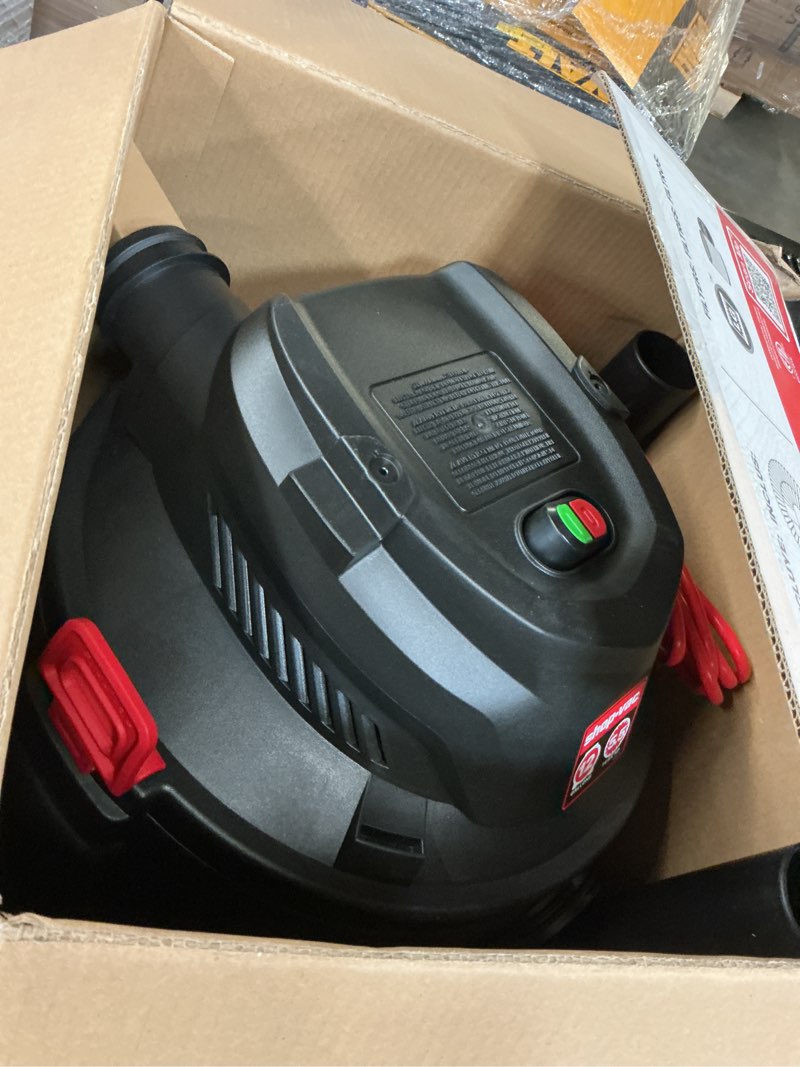 Condition photo showing As Is for Shop-vac 12 Gal 5.5php-