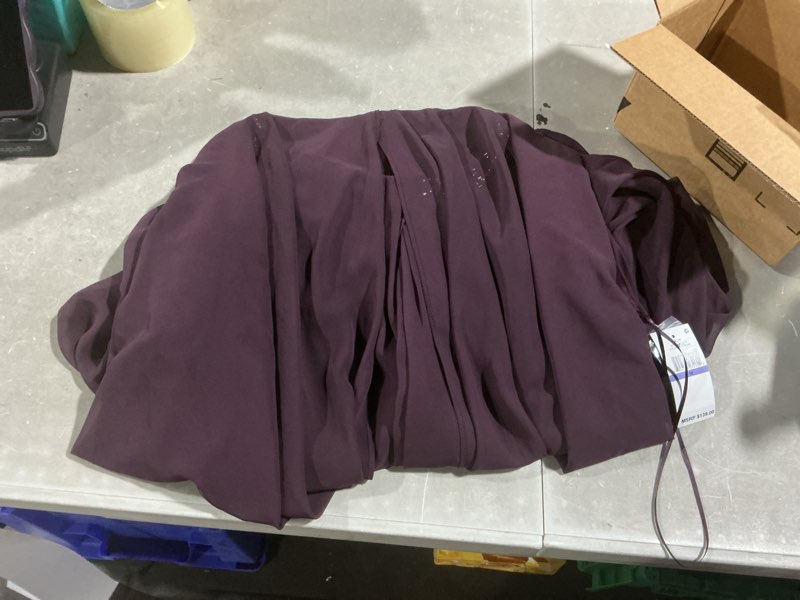 Condition photo showing Good Condition for s.l. fashions womens jewel neck drape front dress