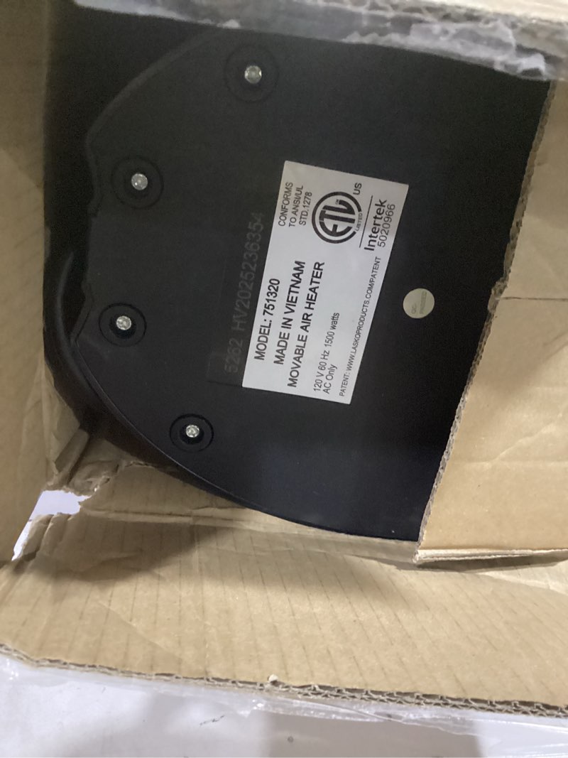 Condition photo showing Good Condition for Lasko - Portable Ceramic Tower Space Heater with Remote Control - Black/Silver