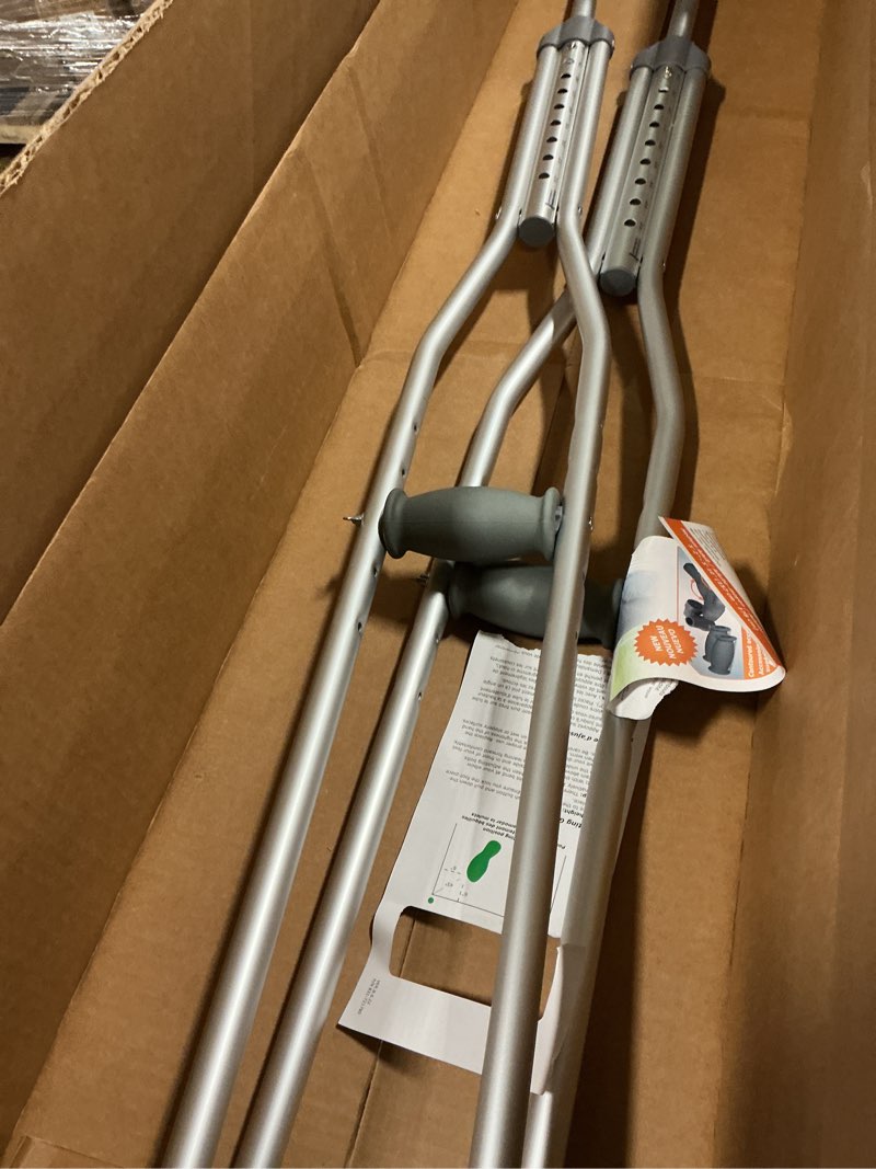 Condition photo showing Good Condition for Hugo Mobility Adjustable Adult Crutches For Walking, Walking Crutches, Comfortable Lightweight Crutc