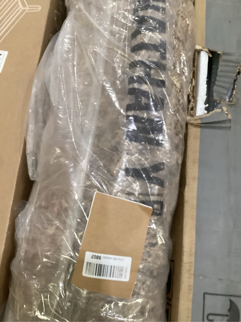 Condition photo showing As Is for JONATHAN Y Estera Hand Woven Boucle Chunky Jute Natural Indoor Area Rug, 6x9, Bohemian, Transitional