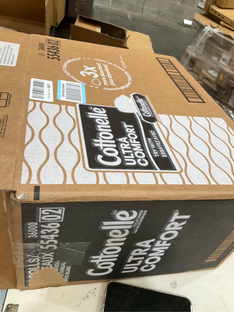 Condition photo showing Good Condition for Cottonelle Ultra Comfort Toilet Paper with Cushiony CleaningRipples Texture, 32 Family Mega Rolls = 144 Regular Rolls (8 Packs of 4) Family Mega Pack of 32