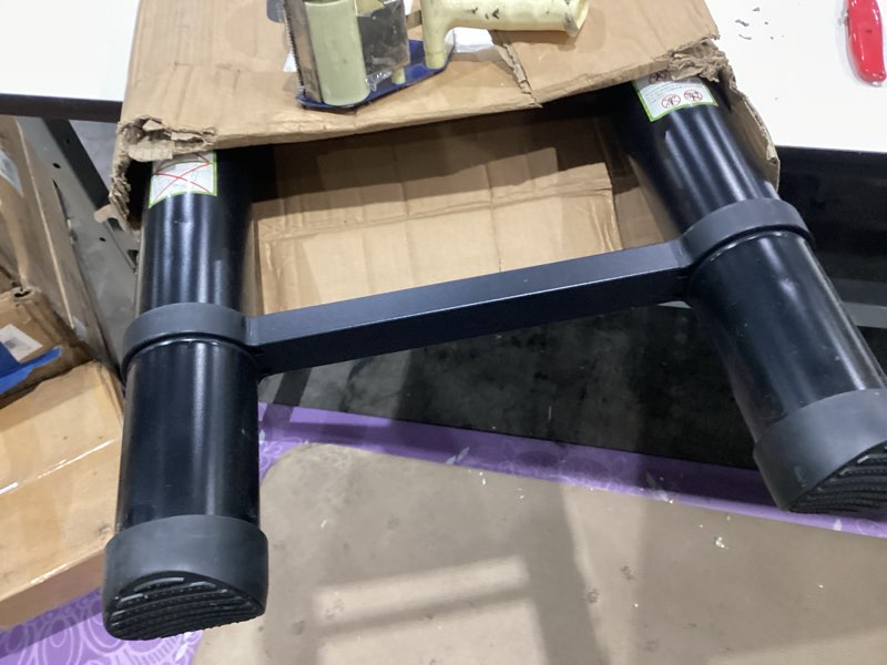 Condition photo showing Good Condition for rikade telescoping ladder 20.3ft & attic ladder, heavy duty aluminum with non-slip feet, 330lb capacity for rv, attic, loft & multi-surface use carbon 6.2m/20.3ft