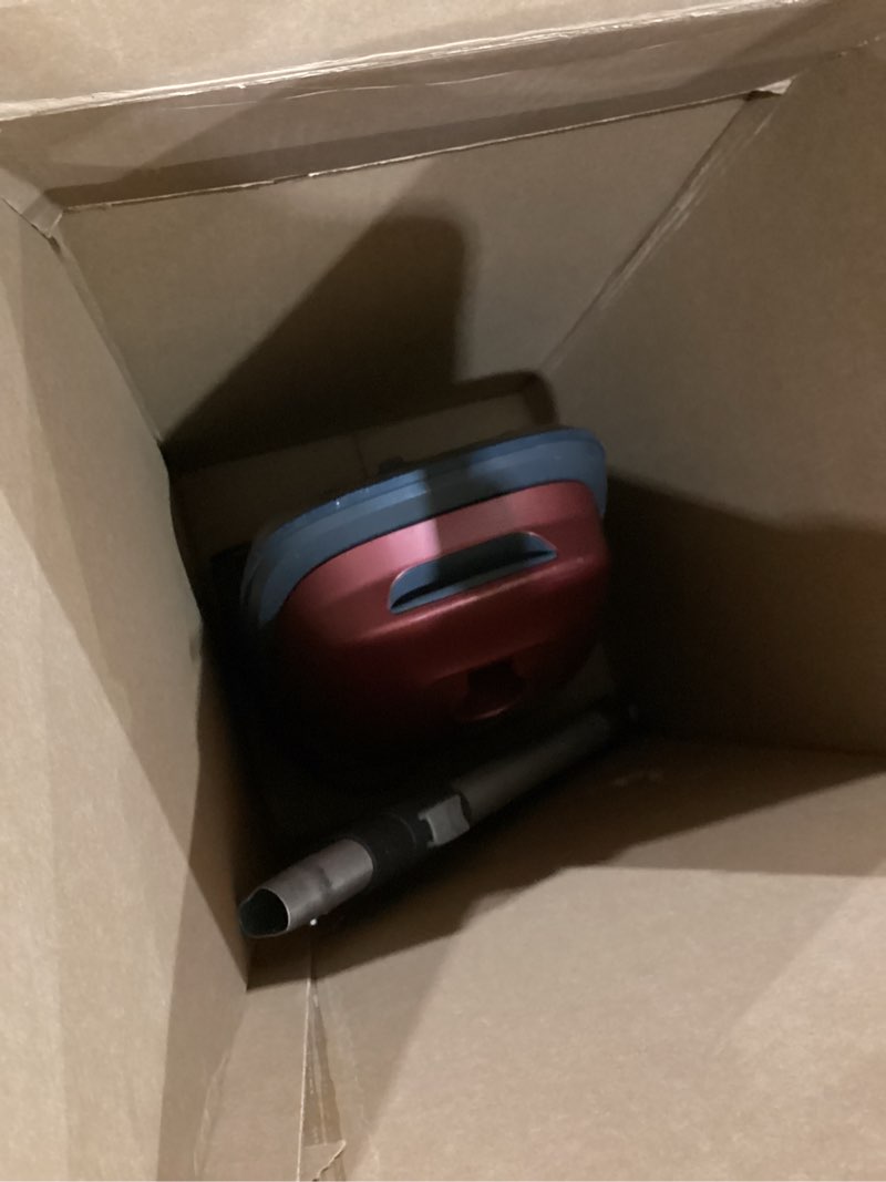 Condition photo showing As Is for kenmore 81414 bagged canister vacuum cleaning tools, 400 series + telescoping wand, red kenmore 400 series + telescoping wand