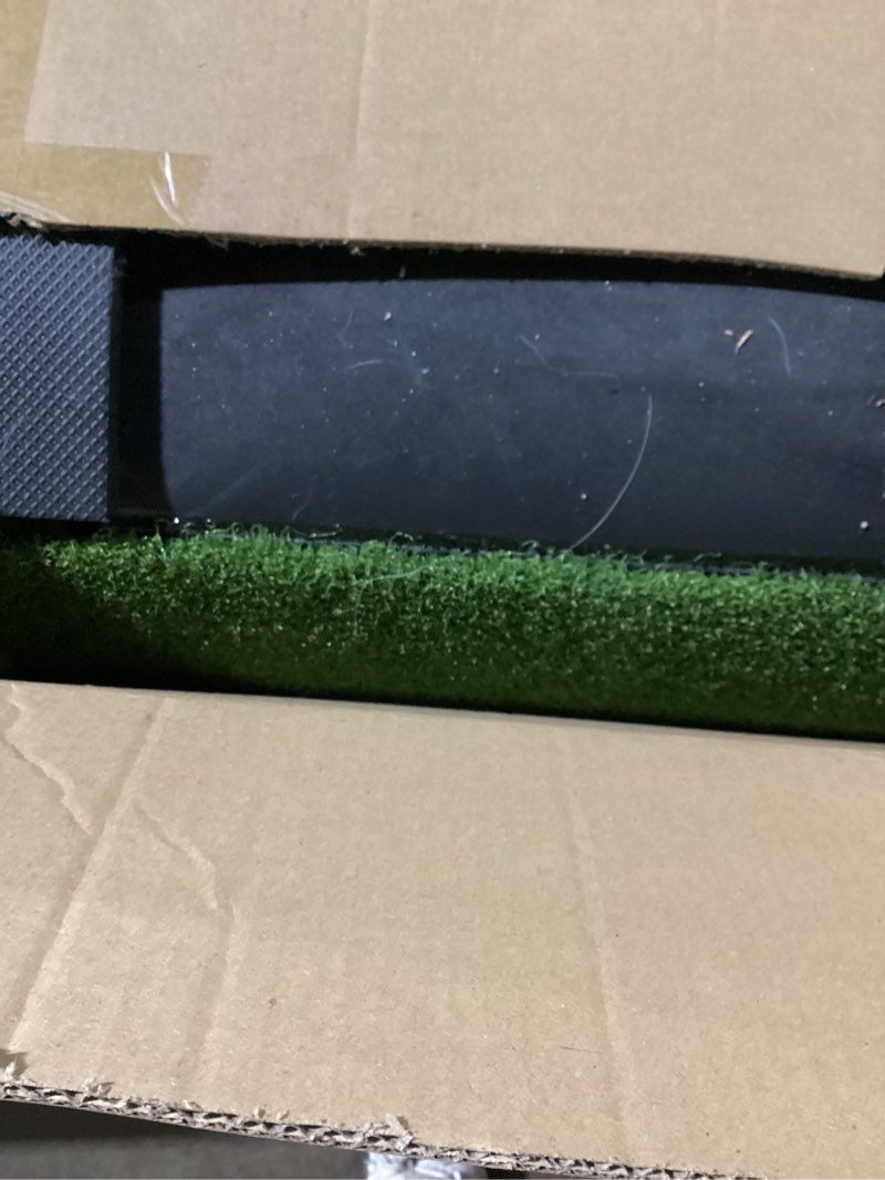 Condition photo showing Good Condition for Integrated 5x4ft 6x4ft & 6x5ft 26mm-31mm Golf Mat with Ball Tray, Thickening Golf Mats Practice Outdoor & Indoor Artificial Turf Matt with 3 Tees 6 x 5 ft, 1.02 in (XX-Large)