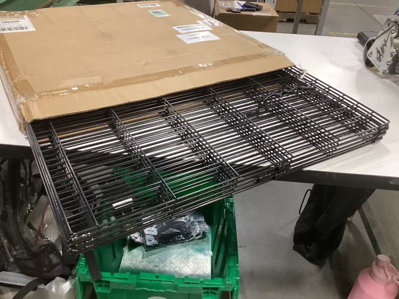 midwest homes for pets dog exercise pen & playpen, 24" w x 24" h, no door, black black no door 24" h