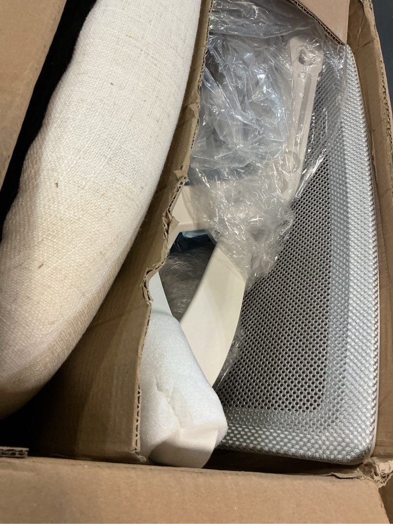 Condition photo showing Good Condition for neo chair office desk computer chair ergonomic mesh gaming mid back seat with comfy lumbar support adjustable height swivel for home task (ivory)