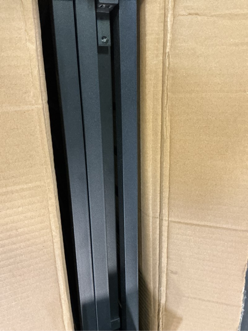Condition photo showing Good Condition for snuowu full metal freestanding dog gate with door, 36''height foldable pet dog fence for indoor & outdoor, 4 panels extra wide free standing talldog gates for doorways,house,stairs,porch,deck,yard ?4 panels with door?80"w*36h" black