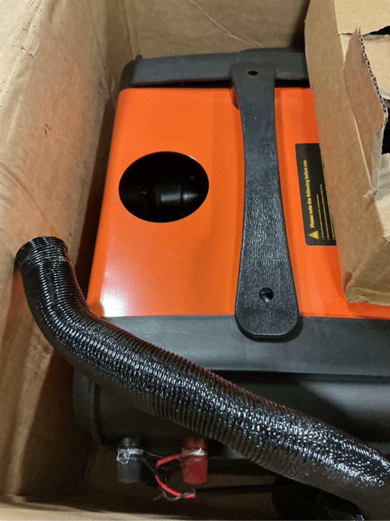 Condition photo showing As Is for 12V/24V 8KW Diesel Heater, 110-240V All-in-One Diesel Air Heater with Ventilation Function & Automatic Start Stop, LCD Monitor & APP Control for RV Truck Boat Camper orange
